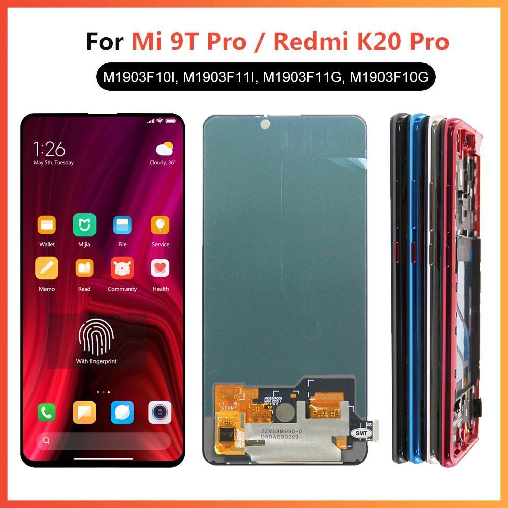 Super Amoled Mi 9T / Mi 9T Pro Screen Replacement, for Xiaomi Redmi K20 / K20 Pro Lcd splay gital To