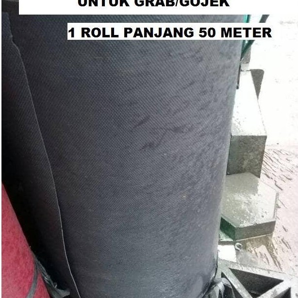 Karpet Talang Air 90 Cm X 50 Meter Karpet Atap Genteng Hitam Flipper