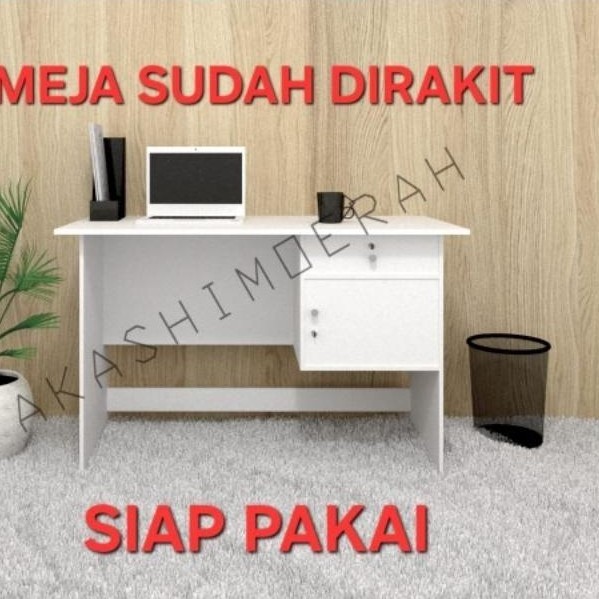 [ PRODUK DIRAKIT ] MEJA KERJA MEJA KASIR MEJA BELAJAR ANEKA UKURAN SUDAH DIRAKIT SIAP PAKAI