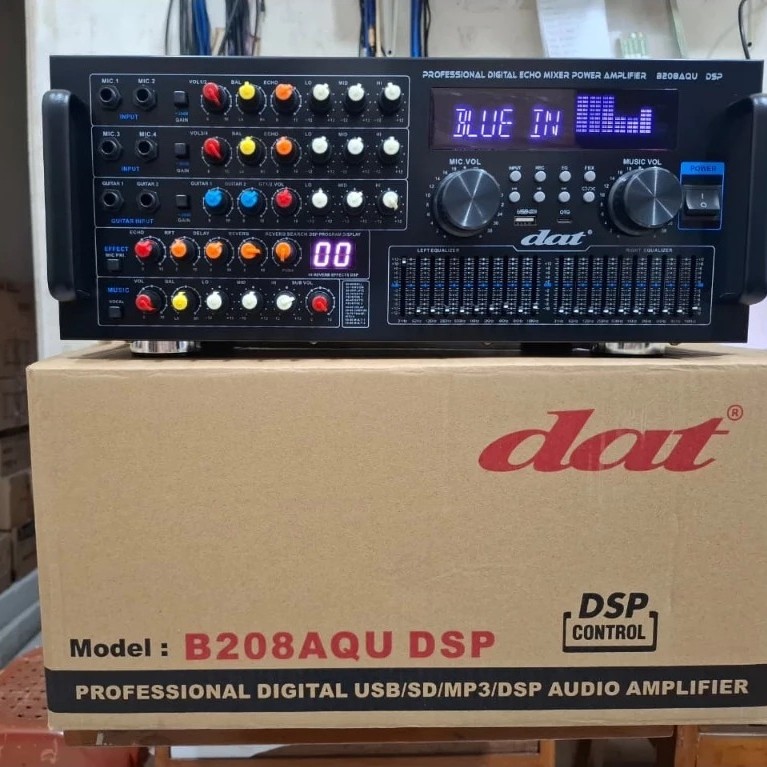 Power Amplifier DAT B208AQU Karaoke Mixer / Ampli B 208 AQU new model dsp 99