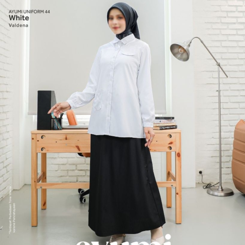 Ethica | Ayumi Uniform 44 White Setelan Ethica Terbaru