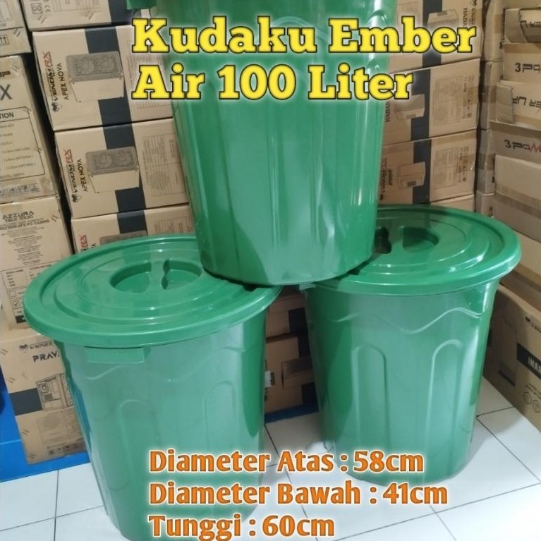Khusus Instan Ember Air Plastik / Tong Air Plastik 100 Liter / Ember 100Liter
