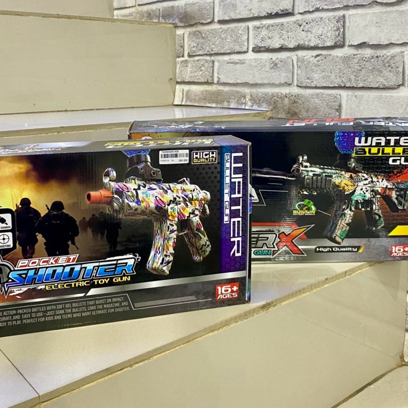 Mainan Tembakan Gel / Senapan Mainan Peluru Gel Shooter Electric Toy Gun / Tembakan Hight Quality Wa