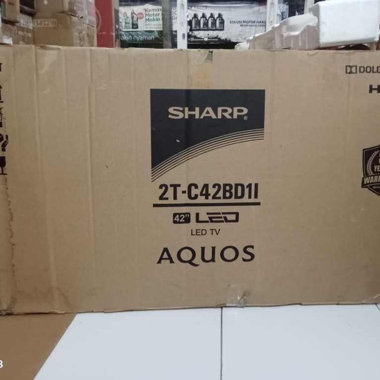 SHARP 42IN DIGITAL TV bekas COCOK UNTUK RENTAL PS SIAP PAKAI NO MINUS