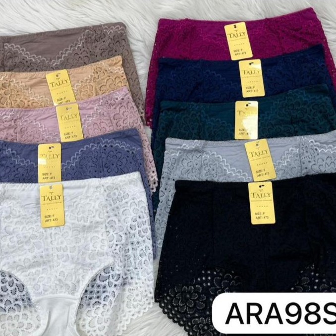 YANTI98 - CD TALLY 473 RENDA - CD RENDA TALLY 473 CELANA DALAM BRUKAT ANTI ALERGI - TALLY CD CELANA 
