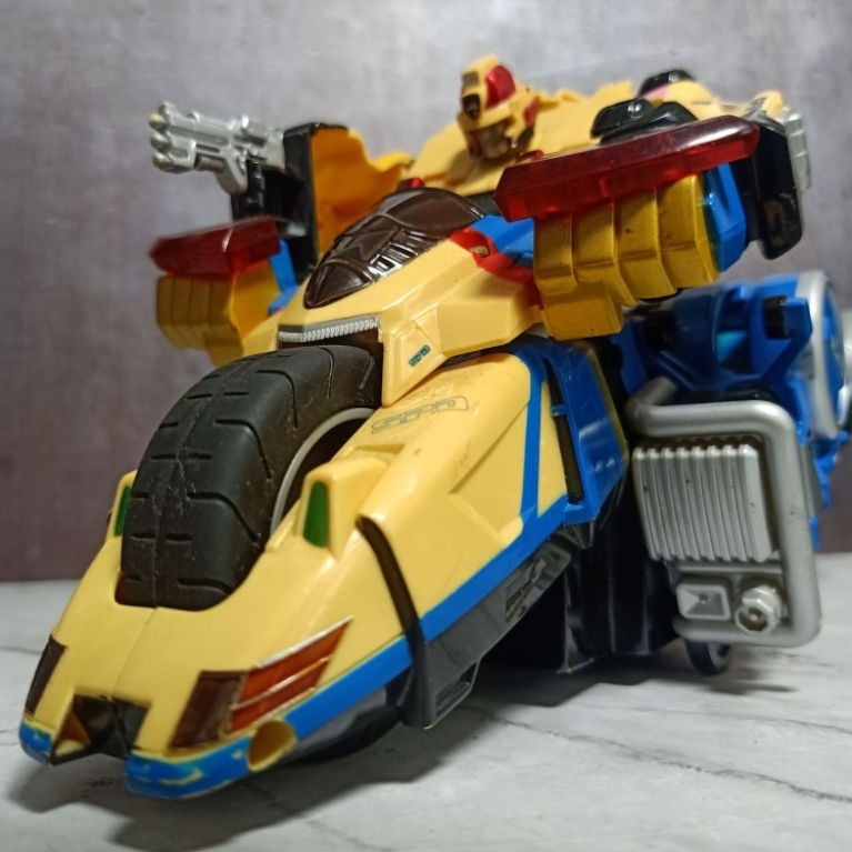 Figure Super Sentai Megazord Character Dekaranger Dekarobo Riding Bike SPD Zord