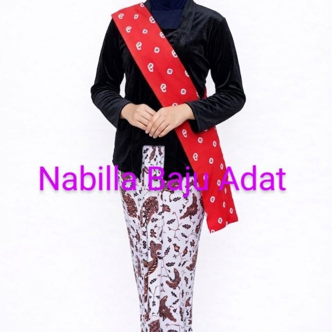 Setelan Kebaya Bludru // Setelan Kebaya Kartinian // Setelan Kebaya+rok+selendang