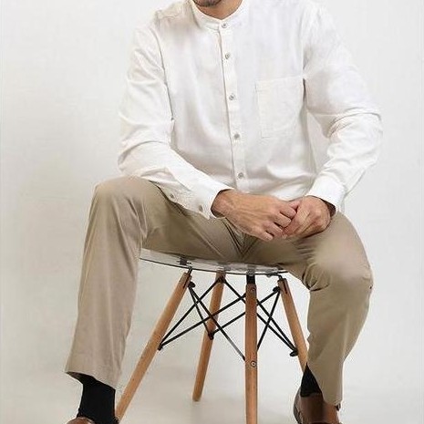 Andrew Smith Kemeja Koko Lengan Panjang A0081J08A