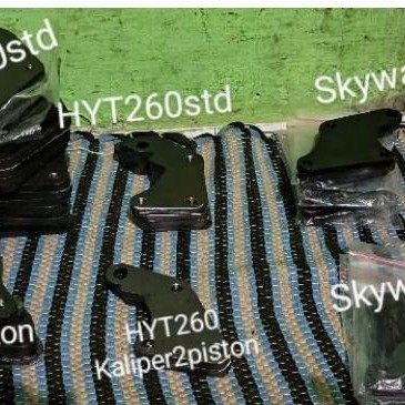 Braket Kaliper Suzuki Hayate & Skywave smash shogun 125 Disk 260mm 300mm
