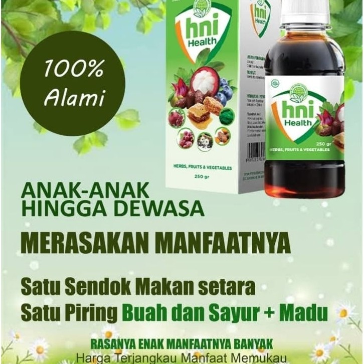 Madu Extra Food HNI Health 250 ML - Menambah Nafsu Makan, Memelihara Daya Tahan Tubuh, Aman untuk An