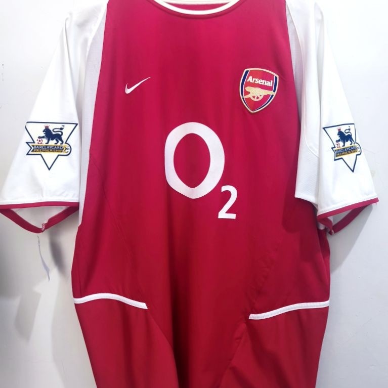 Jersey Original Arsenal Invincible 2002/2003 Size L Henry