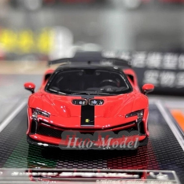 1/64 U2 Ferrari SF90XX Stradale Red Black