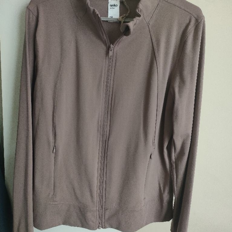 Anko Jaket Olah raga Jogging Pilates Sepedah Fit to L