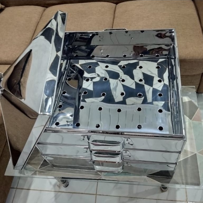 dandang kukusan kotak susun 3 ukuran 50cm
