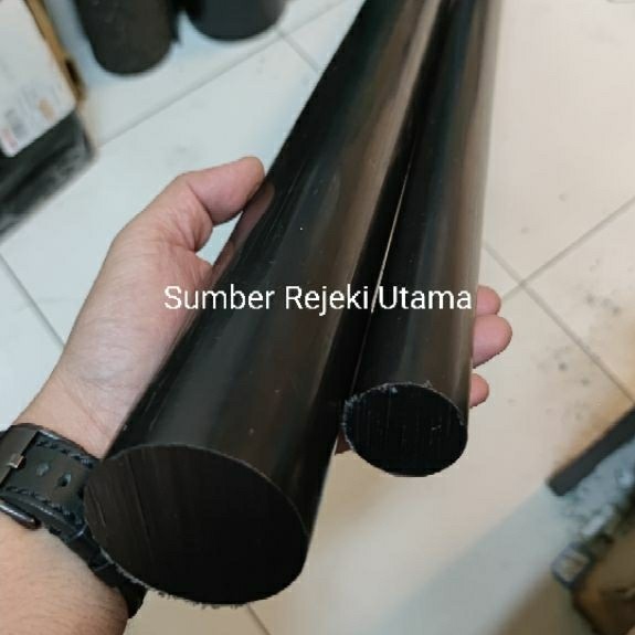 Nylon hitam Batangan 30mm x 100cm / nylon hitam batangan