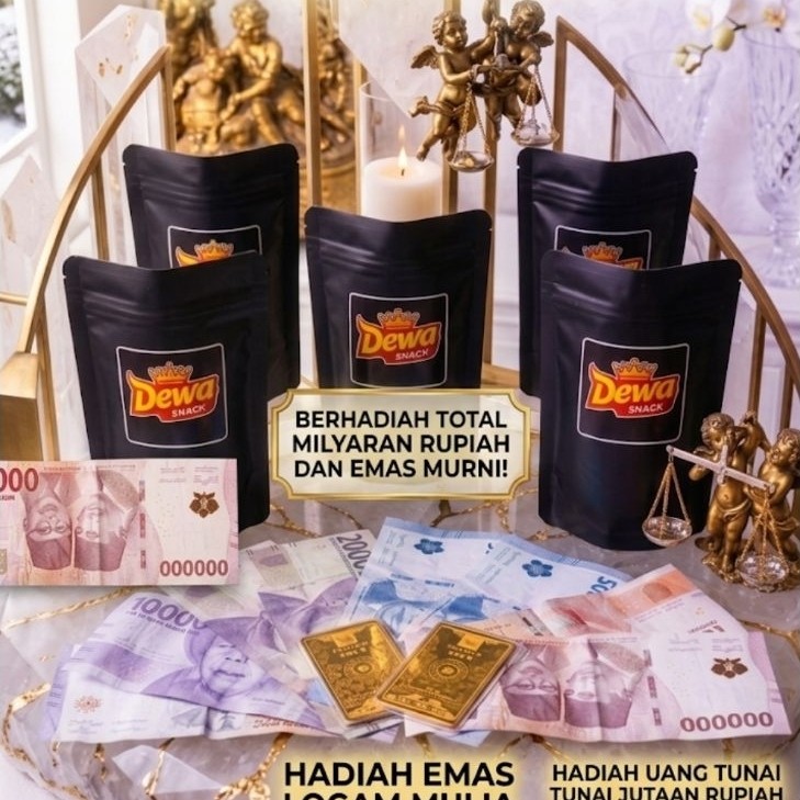SNACK BERHADIAH UANG DAN EMAS VIRAL DEWA SNACK