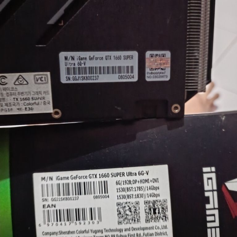GTX 1660 Super Colorful Igame