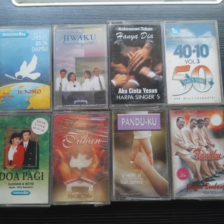 Kaset pita Rohani - Kaset pita lagu rohani kristen