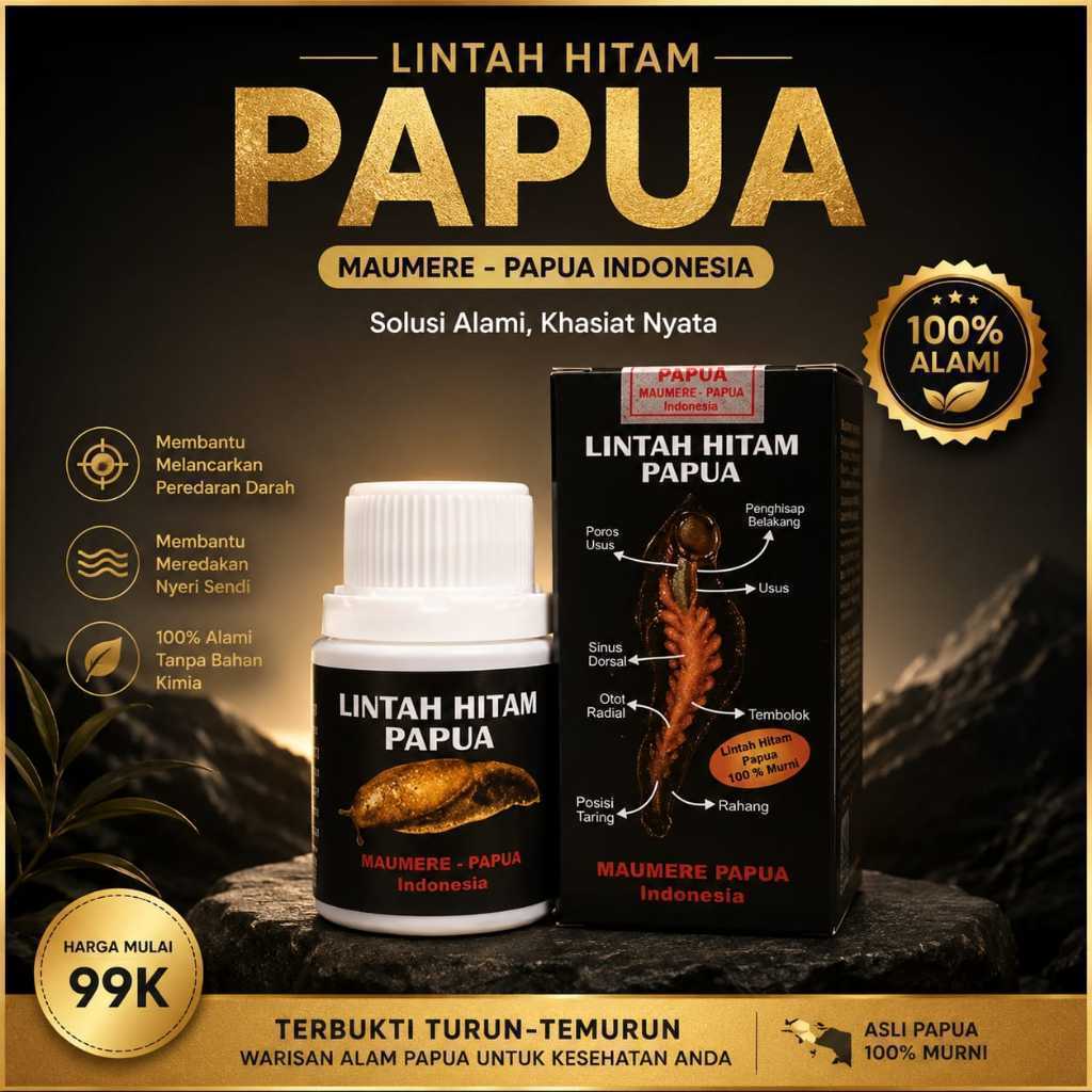 Minyak Lintah Hitam papua original