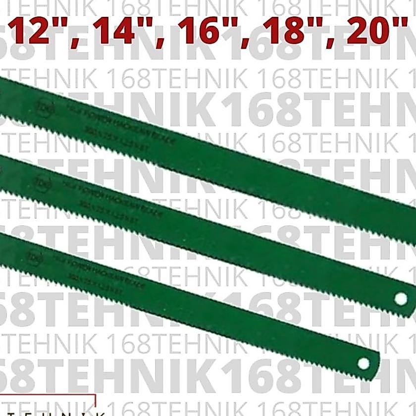 Mata Gergaji Toki / Mata Gergaji Besi Toki / Hack Saw Blade Hss / Mata Hacksaw / Gergaji Besi Toki 1