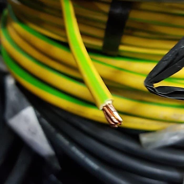 kabel grounding 16mm kuning hijau/kabel penangkal petir grounding 16mm