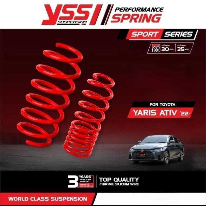 Yss Per Lowering Kit / Lowering Spring Performance Toyota Yaris Ativ 22+