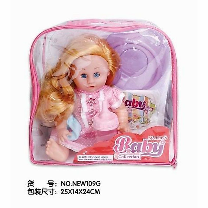 Boneka Bayi Rambut Pirang Tinggi 109 cm untuk Teman Tidur Anak