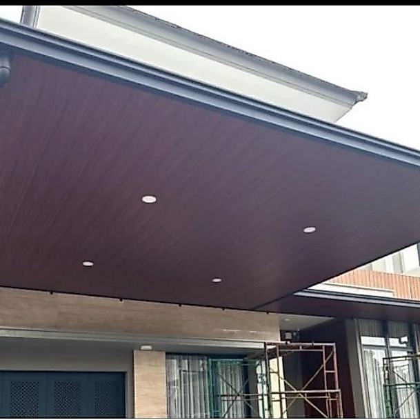 NEW Kanopi Minimalis Rangka Baja Ringan & Plafon PVC