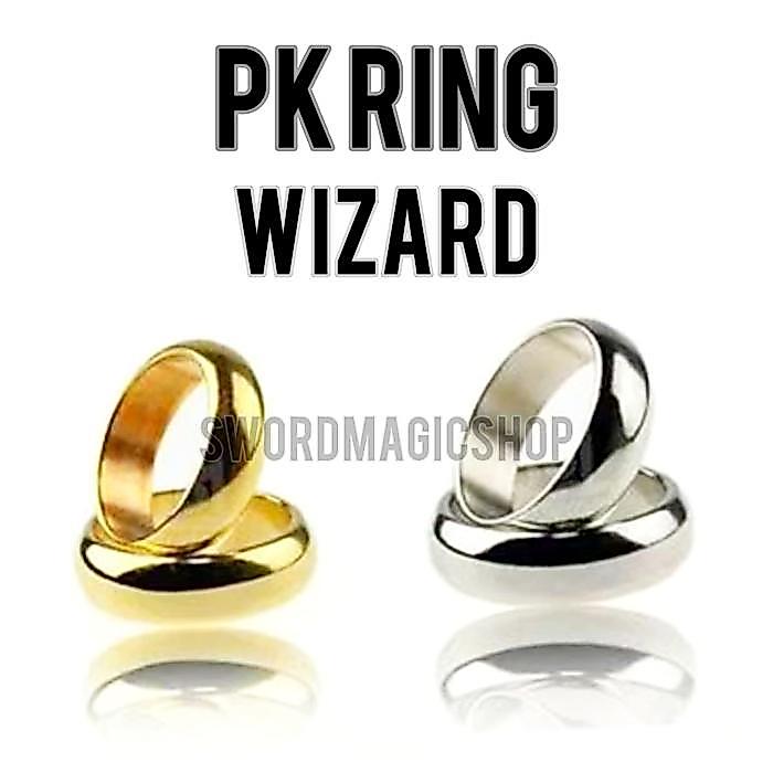 Alat Sulap Pk Ring Wizard Gold - Pk Ring - Cincin Magnet - Sword Magic Tbk