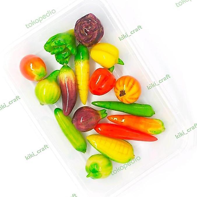 KUE LUKCHUP MINI KUE BUAH THAILAND BENTUK SAYURAN DESSERT GARNISH