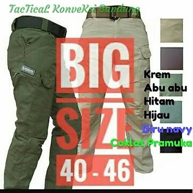 CELANA PANJANG Tactical JUMBO 40 - 46 TAKTIKAL Blakhawk PDL pria Laki Cowok ARMY POLISI TNI BRIMOB