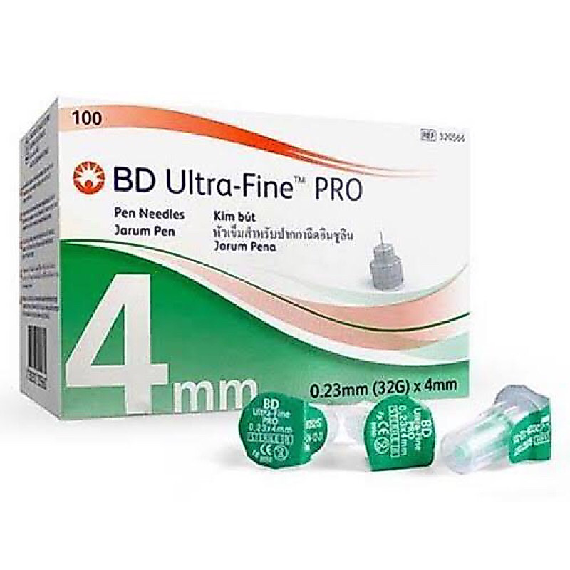 BD ULTRA FINE 4MM JARUM INSULIN (HIJAU) 10 PCS BD MICRO FINE BD MICROFINE #AMG