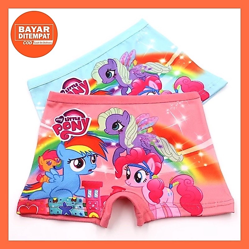 CD Celana Dalam Anak Perempuan Littlepony Celana Dalam Boxer Anak Perempuan Cewek Bayi Kancut Anak