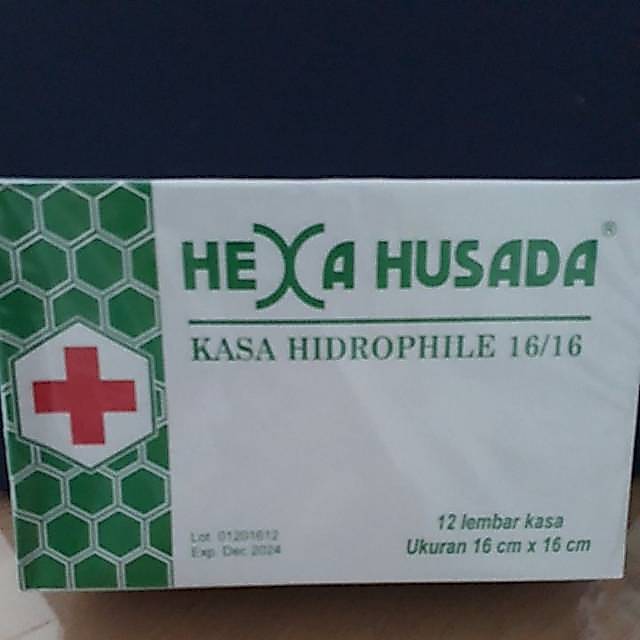 Kasa hidrophile kasa steril hexa husada