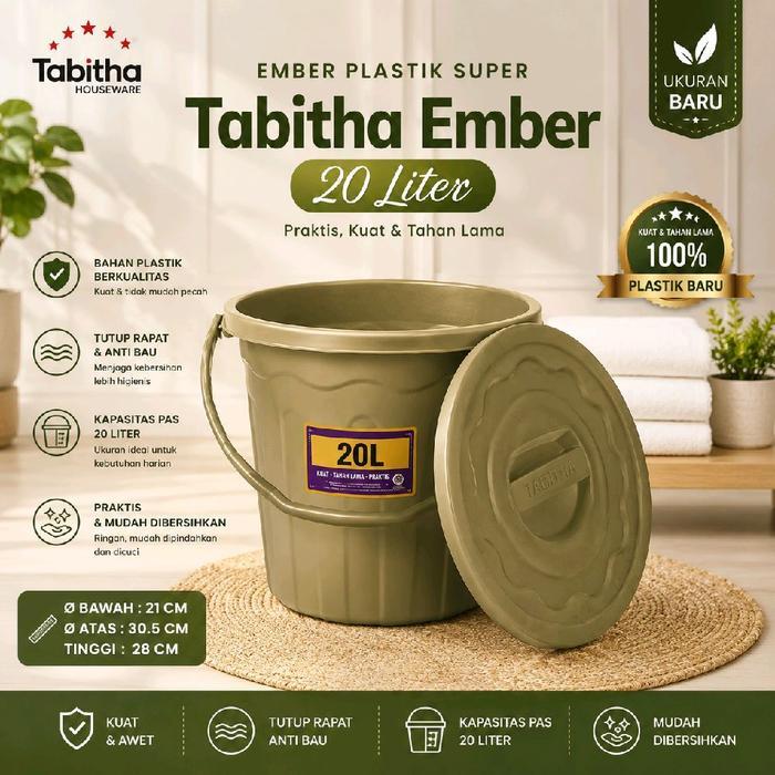 Ember Air Kamar Mandi 20 - 40 Liter Ember Plastik - 20 LITER