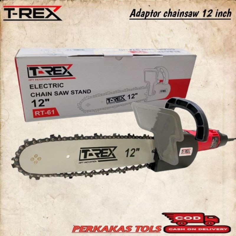 AUPSHOP CODAdaptor chainsaw gerinda konverter gergaji chainsaw 12inch 12 inc Gergaji Mesin kit Chain