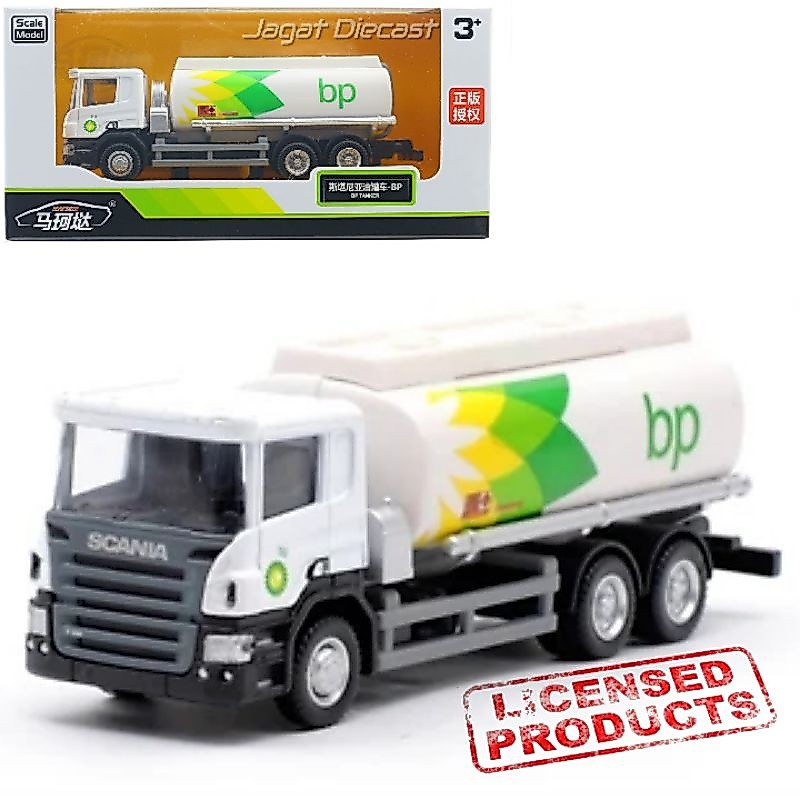 RMZ Mainan Mobilan Truk Tangki Pertamina Total ARAL BP Truck MAN Custom Jagat Diecast 2