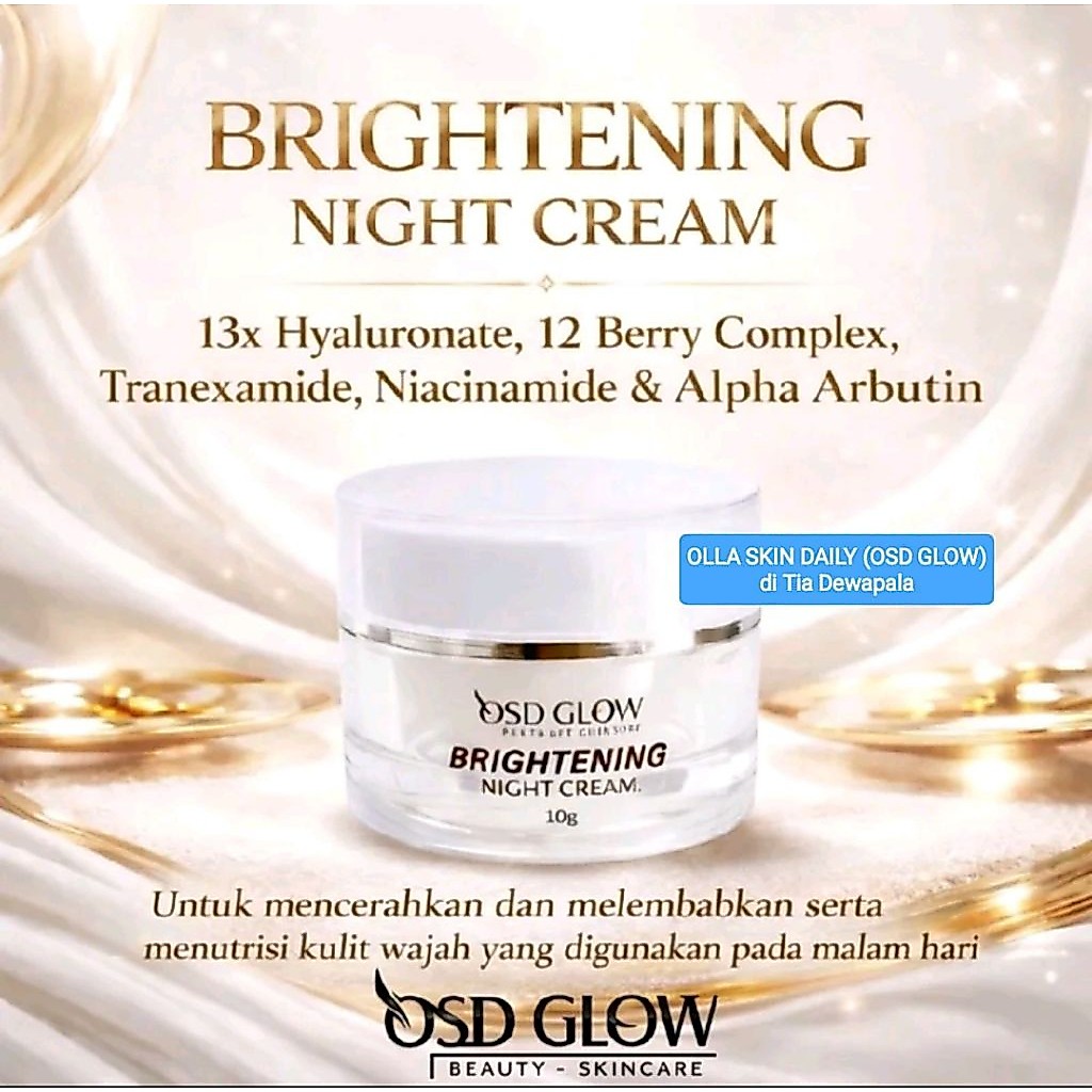 OLLA SKIN DAILY NIGHT CREAM / Krim Malam OSD GLOW / OSD GLOW