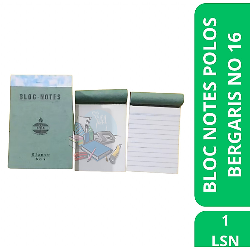 [1 LUSIN] Bloc Note / Block Note Catatan Ukuran Kecil Polos - Bergaris Isi 12 Buku Blanco