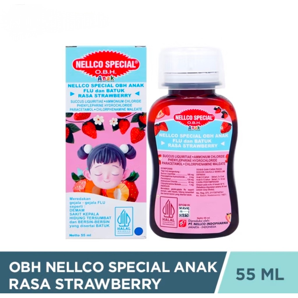 OBH Nelco Special PE Anak Strawberry 55ml