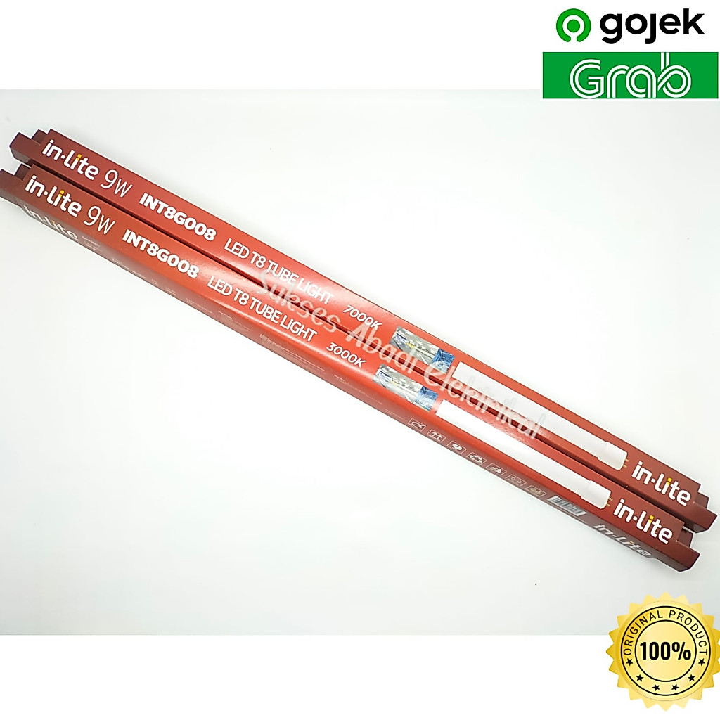 Lampu T8 Neon Tube Light TL LED Inlite INTG 008