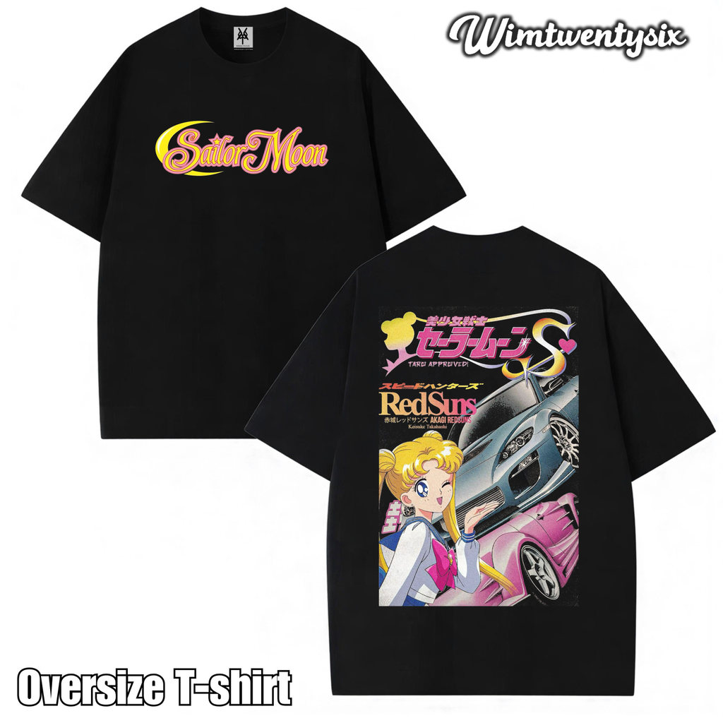 KAOS OVERSIZE ANIME SAILORMOON VINTAGE TEE