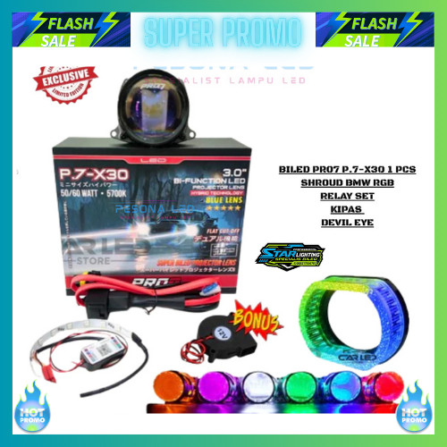 Paketan Kumplit Satuan BILED PRO 7 P.7-X30 Biled Viral
