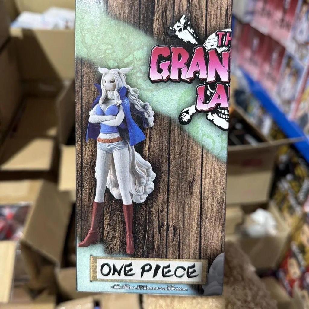 Bandai Original Anime One Piece DXF The Grandline Lady Carrot Wanda PVC Action Figure Collectible Mo