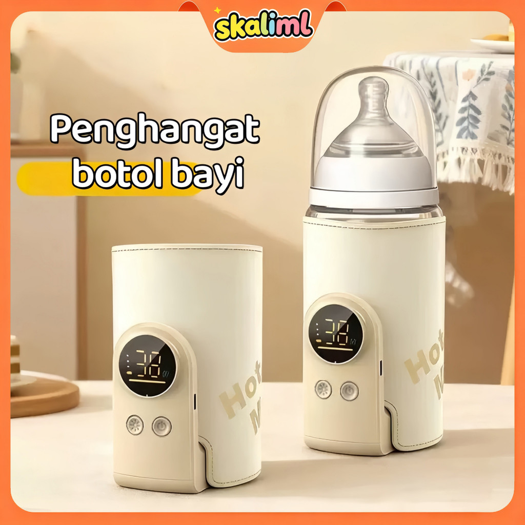 Pemanas Asi Portabel/Pemanas Susu Formula Bayi Dengan 6 Tingkat Suhu Yang Dapat Disesuaikan/Pemanas 