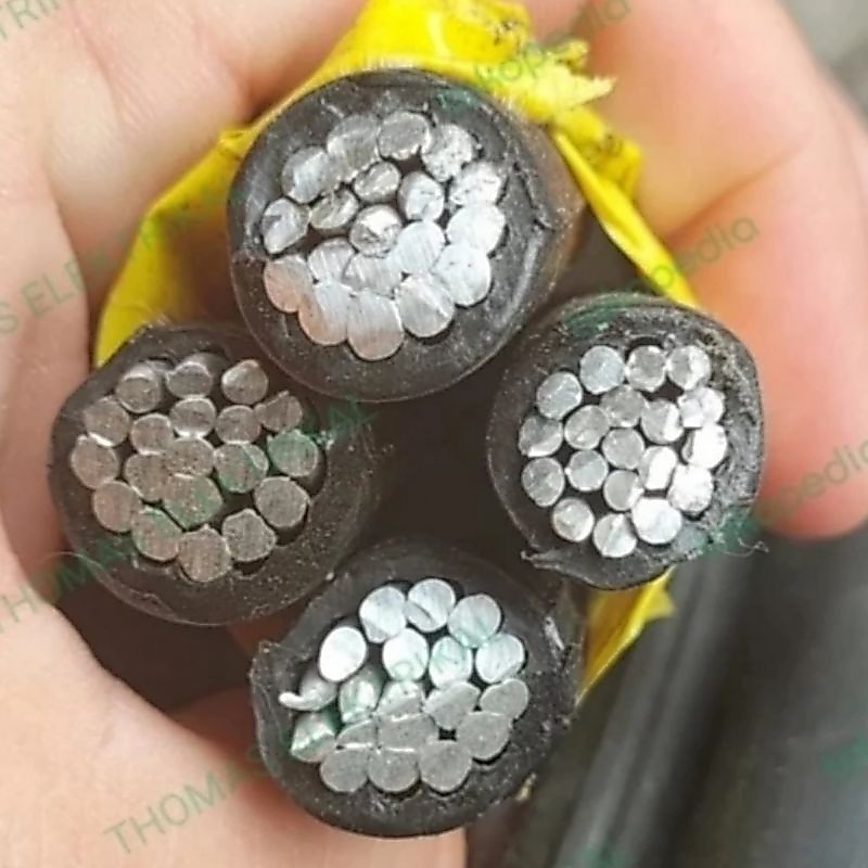 kabel Twisted 4x70mm Supreme twist 3x70+70mm NFA2X-T kabel udara JTR alumunium