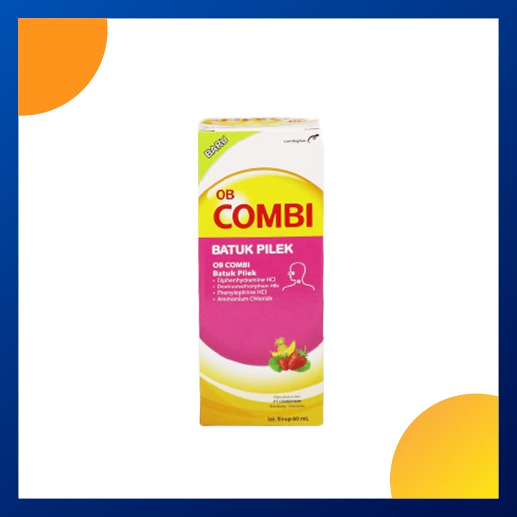 OB COMBI BATUK PILEK SIRUP 1 BOTOL @ 60 ML