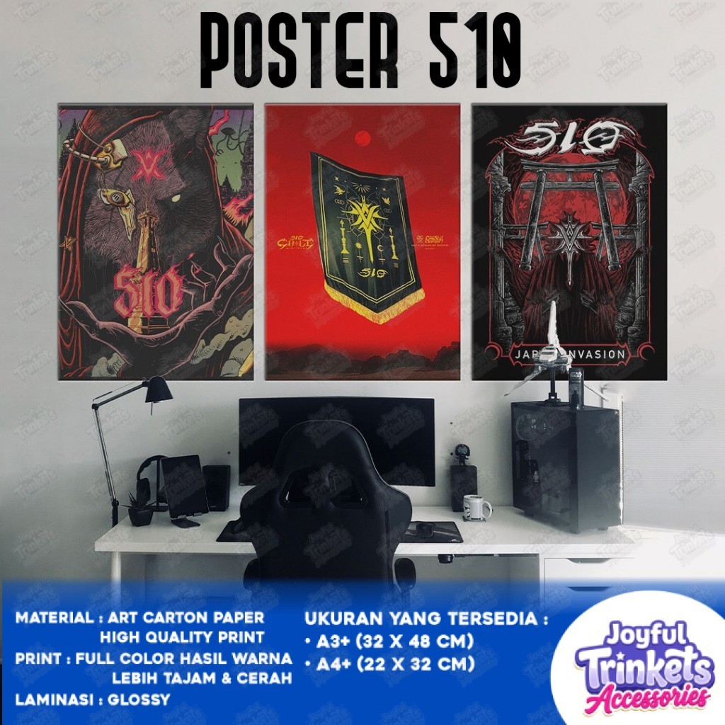 (Part 2) Poster Band 510 - Poster Dinding Aesthetic - Poster Band Metal Rock A3 A4 - Dekorasi Kamar 
