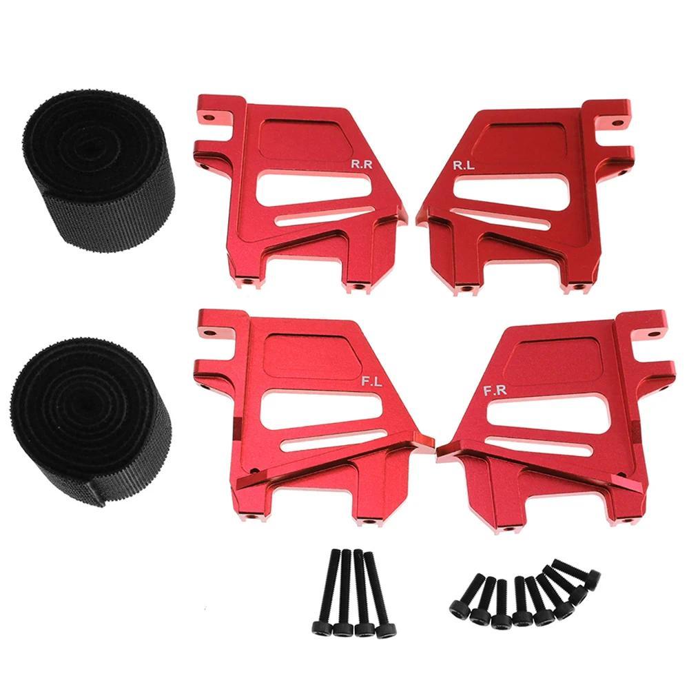 Metal Tall Battery Holder Mount Hold Down with Battery Strap for 1/5 TRXS X-MAXX XMAXX 6S 8S RC Car 