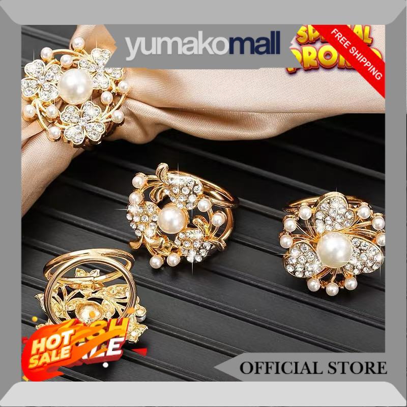 Cincin bros/bros jilbab/bros terlaris/Aksesoris jilbab Muslim/Ring hijab mutiara GR